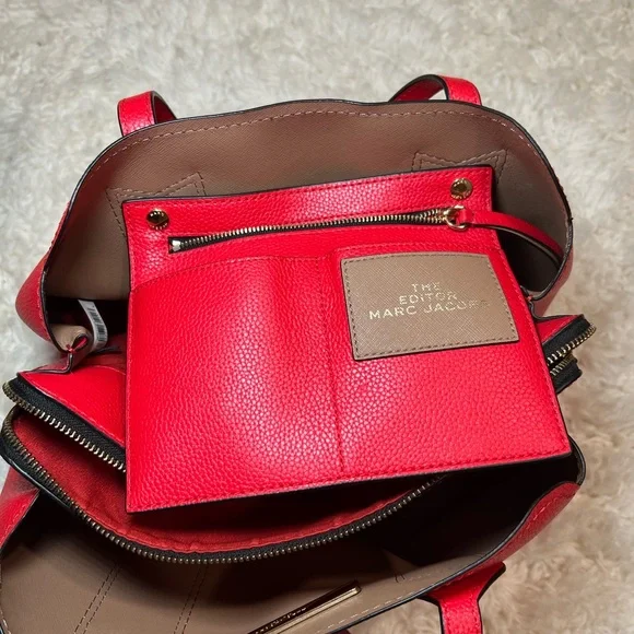 Red Marc Jacobs Handbag Purse Shoulder Bag - Picture 4 of 8